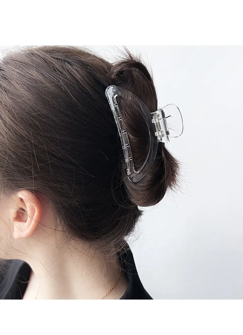 Transparent Korean Arc Hair Clip for Women — feature 6