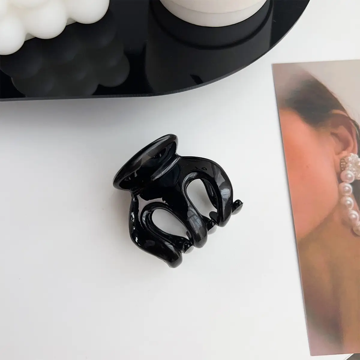 Transparent Korean Arc Hair Clip for Women - Image 25