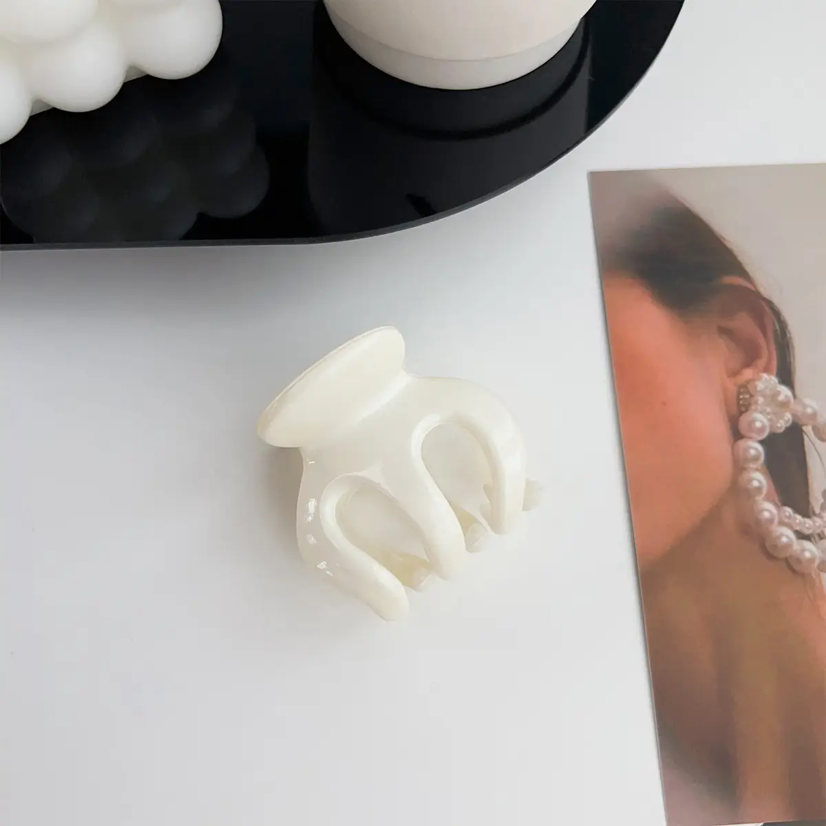 Transparent Korean Arc Hair Clip for Women - Image 27