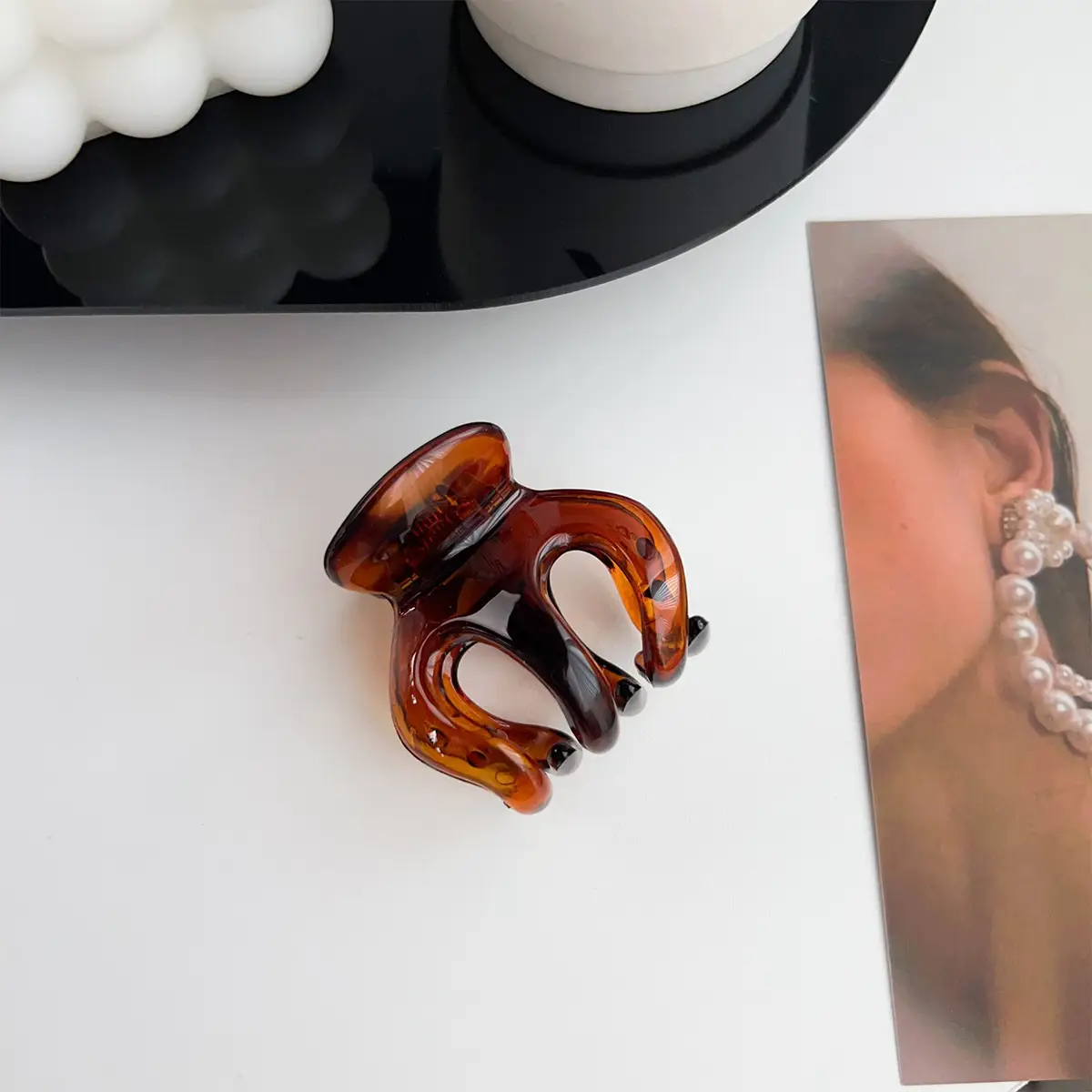 Transparent Korean Arc Hair Clip for Women - Image 29