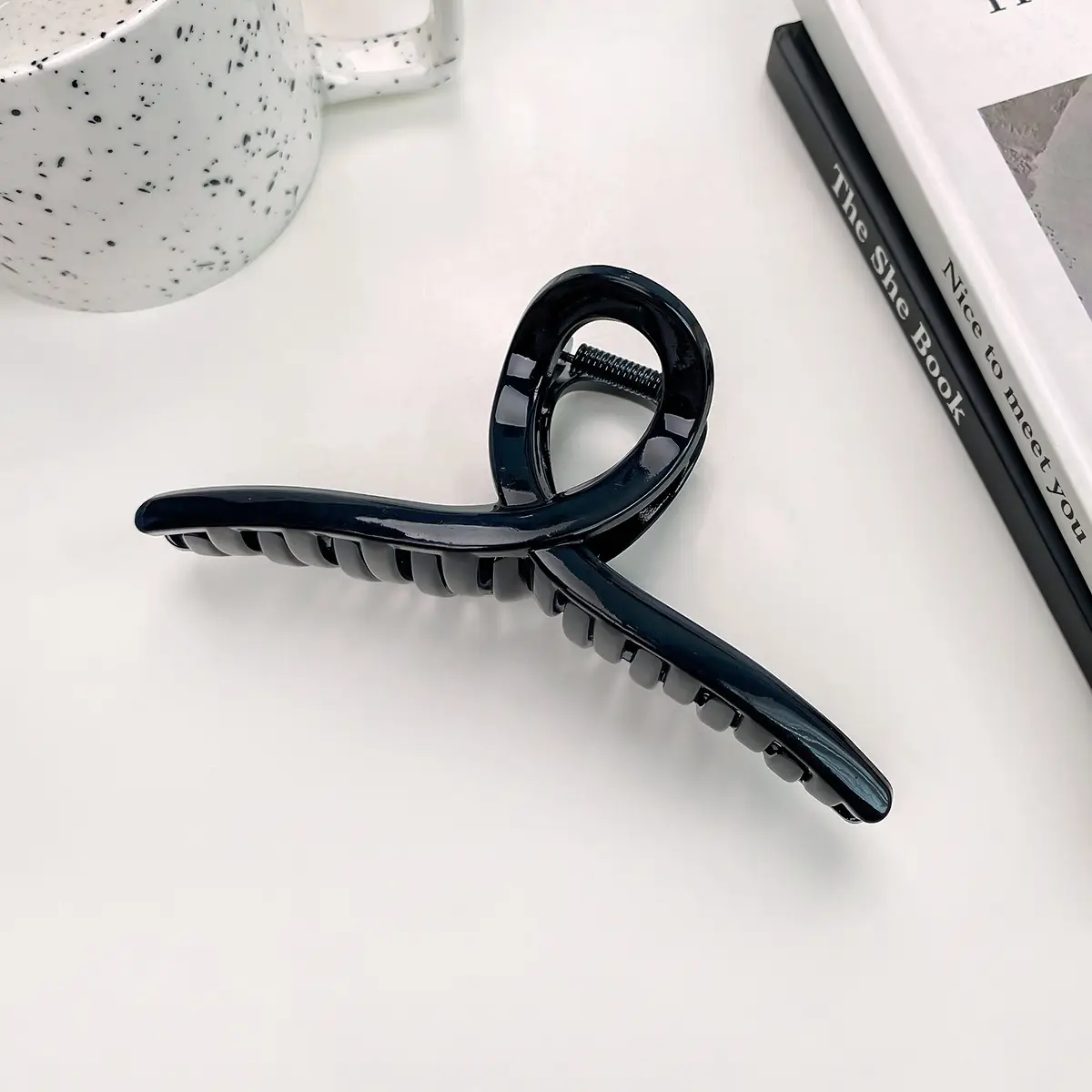 Transparent Korean Arc Hair Clip for Women - Image 31