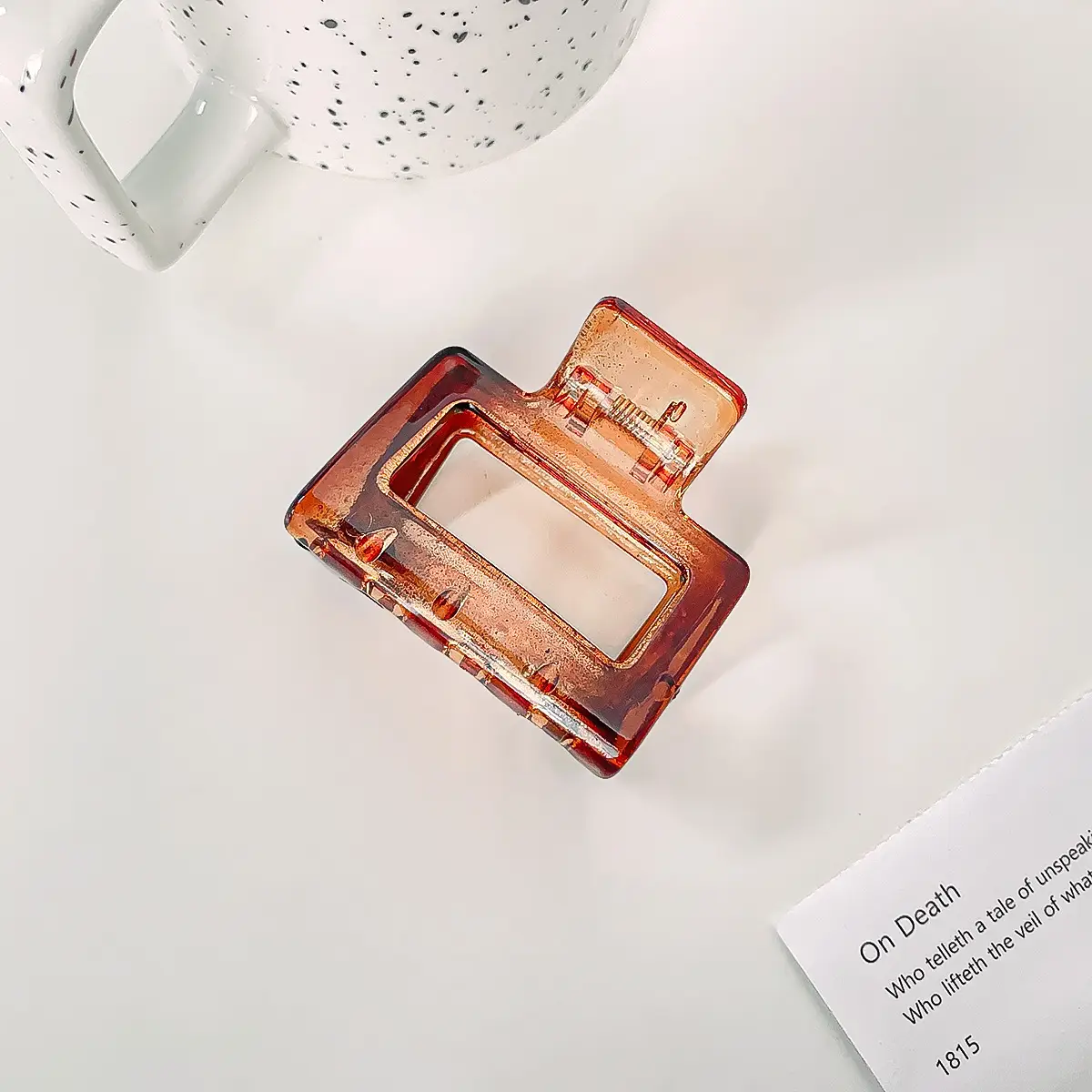 Transparent Korean Arc Hair Clip for Women - Image 4