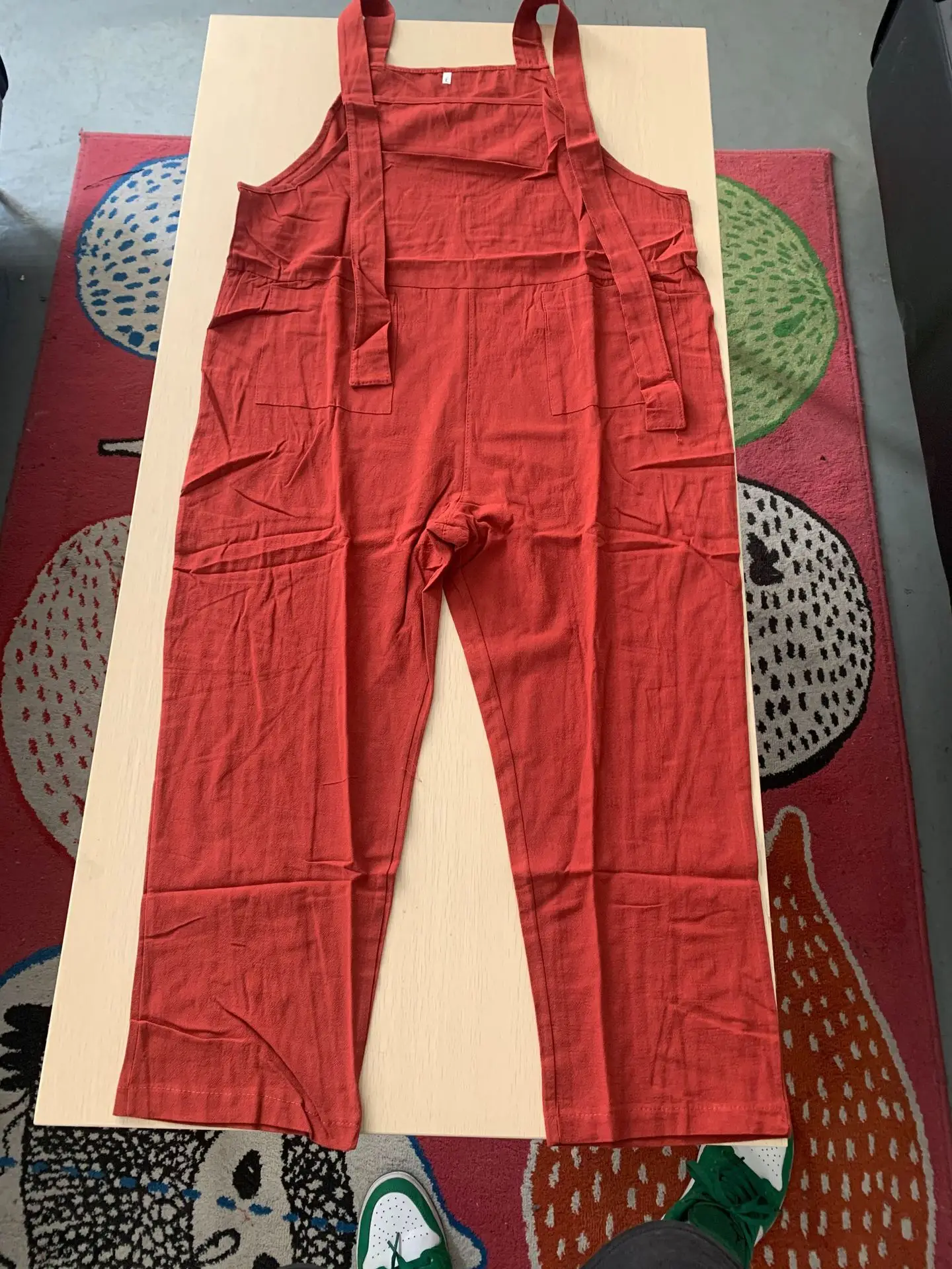 Women Green Strap Trousers Large Factory 4091 - Image 5