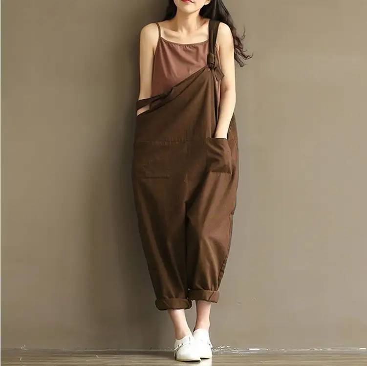 Women Green Strap Trousers Large Factory 4091 - Image 7