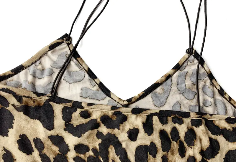 Leopard Print V-Backless Nightwear Dress for Women — feature 18