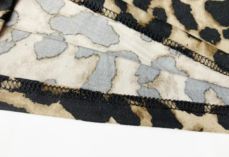Leopard Print V-Backless Nightwear Dress for Women — feature 19