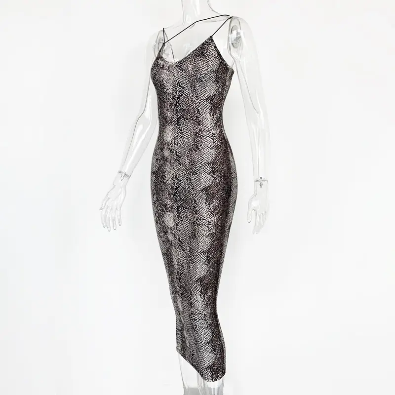 Leopard Print V-Backless Nightwear Dress for Women — feature 26