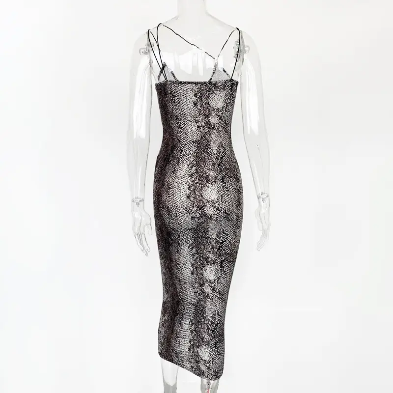 Leopard Print V-Backless Nightwear Dress for Women — feature 27