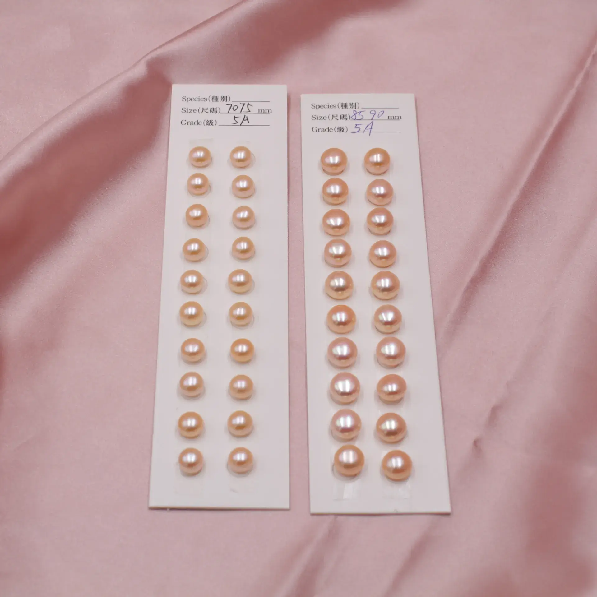 Zhuji Freshwater Pearl Earrings 22.5mm Light Pearl - Image 2