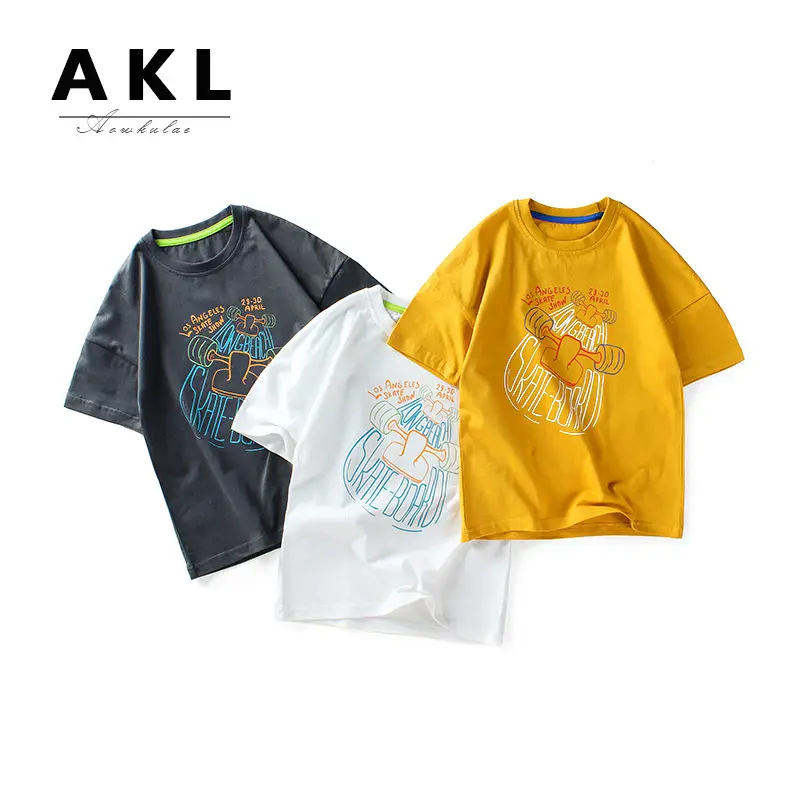 Children's Striped Cotton T-Shirt Medium to XL - Image 18