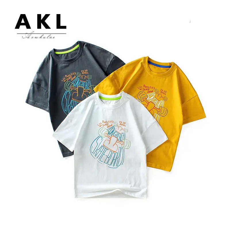 Children's Striped Cotton T-Shirt Medium to XL - Image 19