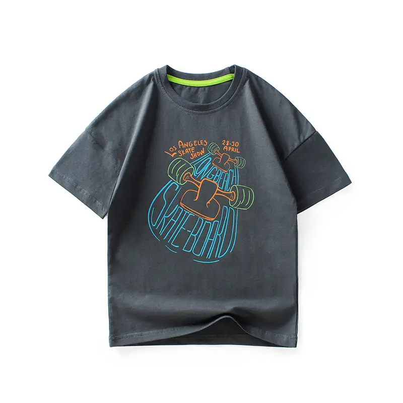 Children's Striped Cotton T-Shirt Medium to XL - Image 22