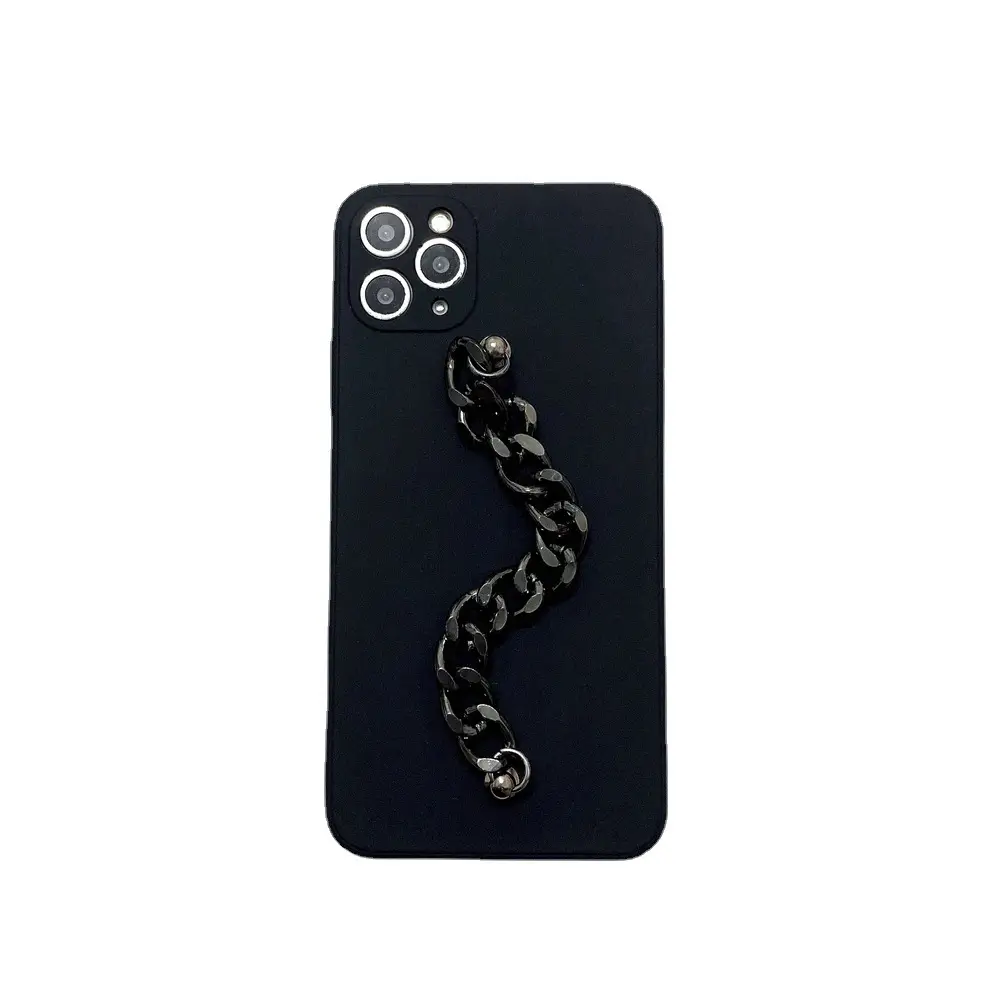 Black Matte iPhone Case with Drop Resistant Chain - Image 5