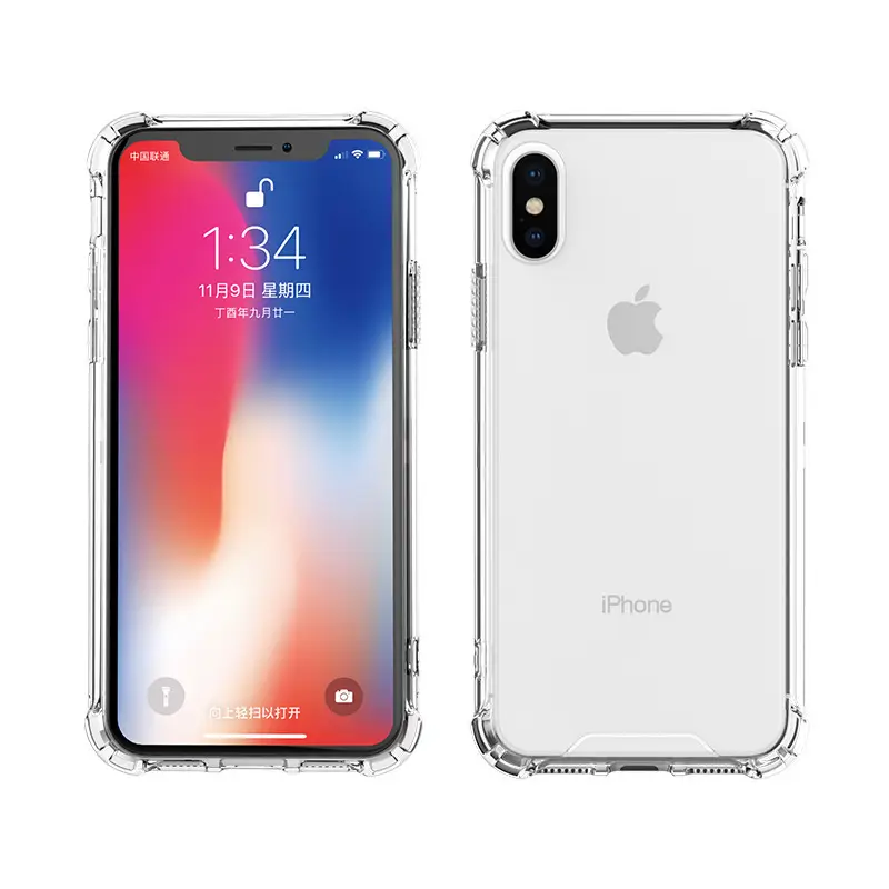 Apple 13 Pro Airbag Anti-Fall Mobile Phone Case 17 Air Thickened 12 Silicone 15Promax Large Hole Protective Cover - Image 7