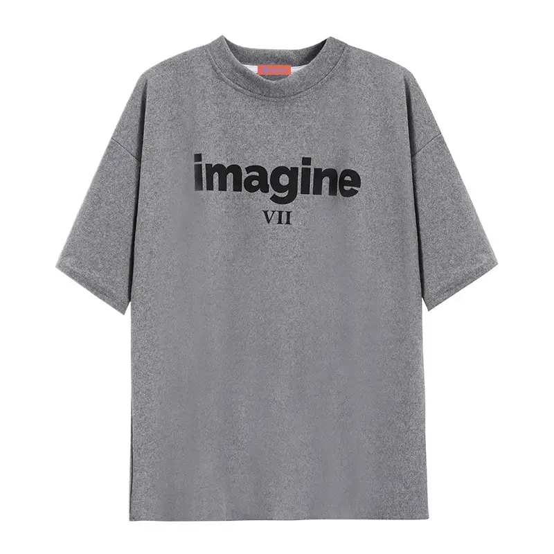 Women Black Lettered T-Shirt Short Sleeve 2026 Summer