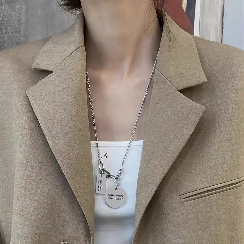 European American Style Street Necklace Men Women Hip Hop Fashion - Image 5