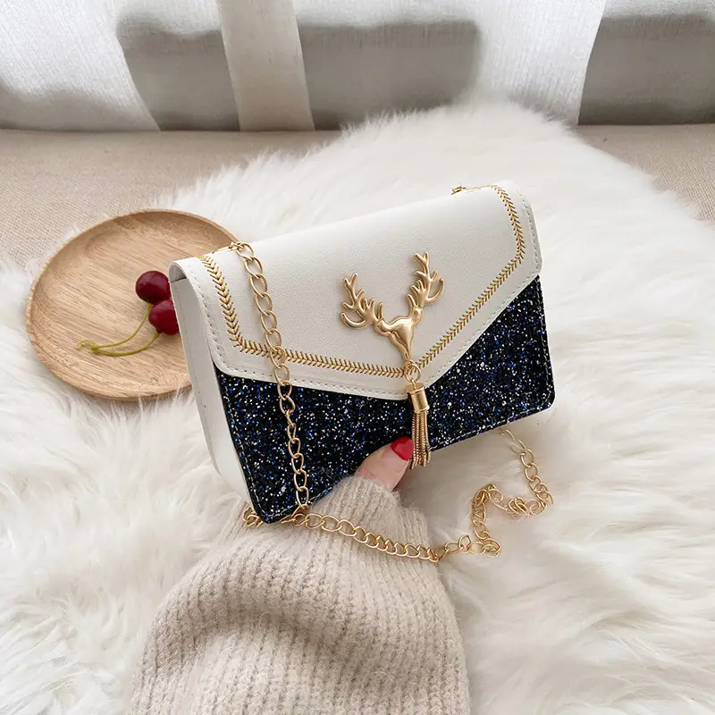 Women's Sequin Deer Tassel Shoulder Bag 2021 - Image 4