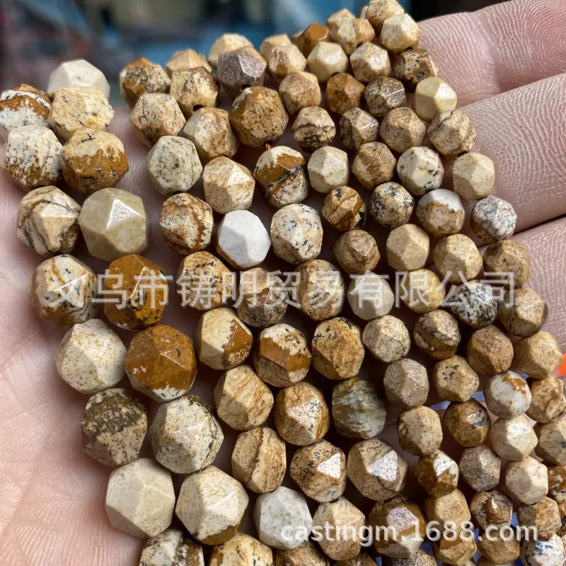 Facet Stone Beads Bracelet Semi-Finished Wholesale DIY Jewelry - Image 3