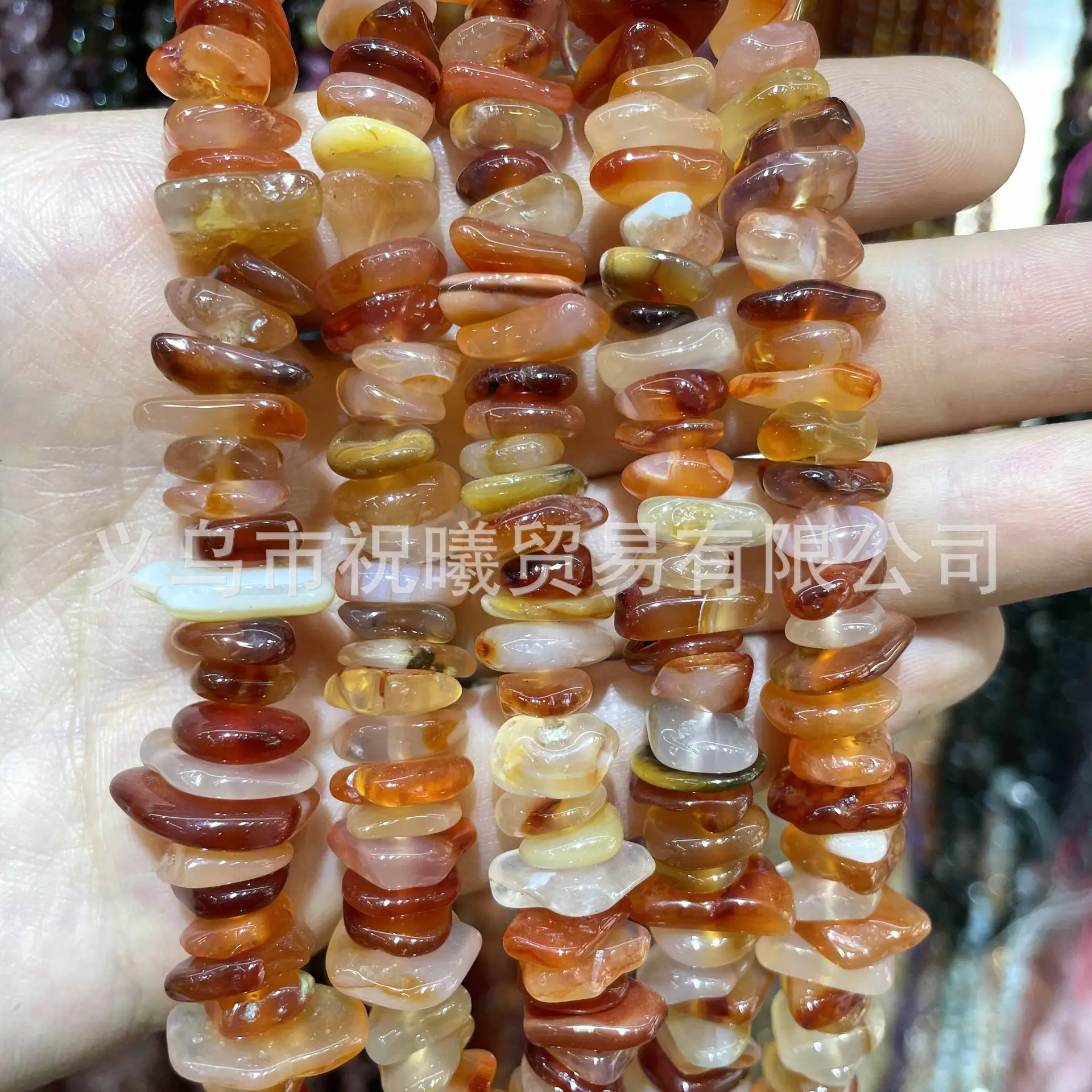 Wholesale Crystal Agate Gravel Bracelet 3-12mm Irregular