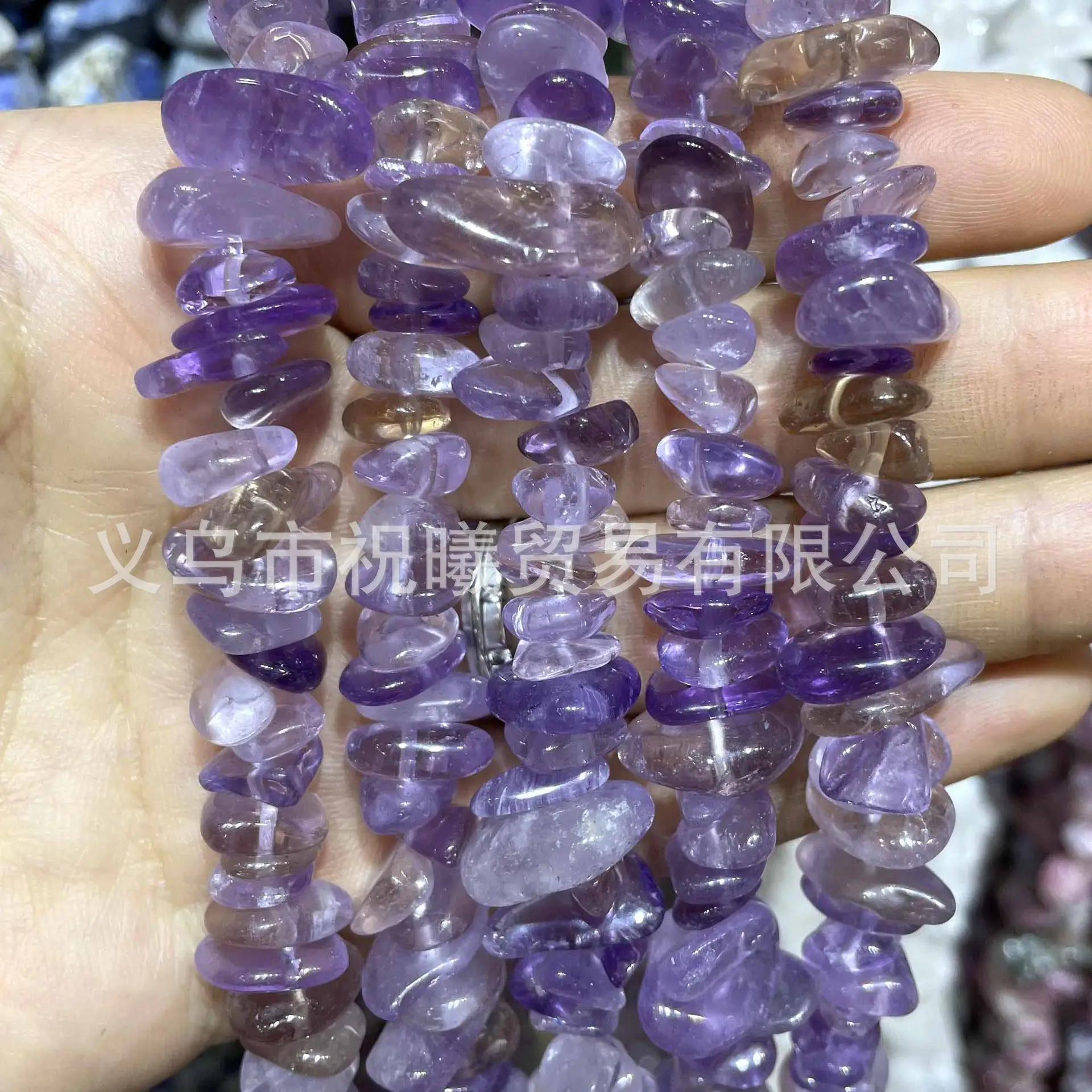 Wholesale Crystal Agate Gravel Bracelet 3-12mm Irregular