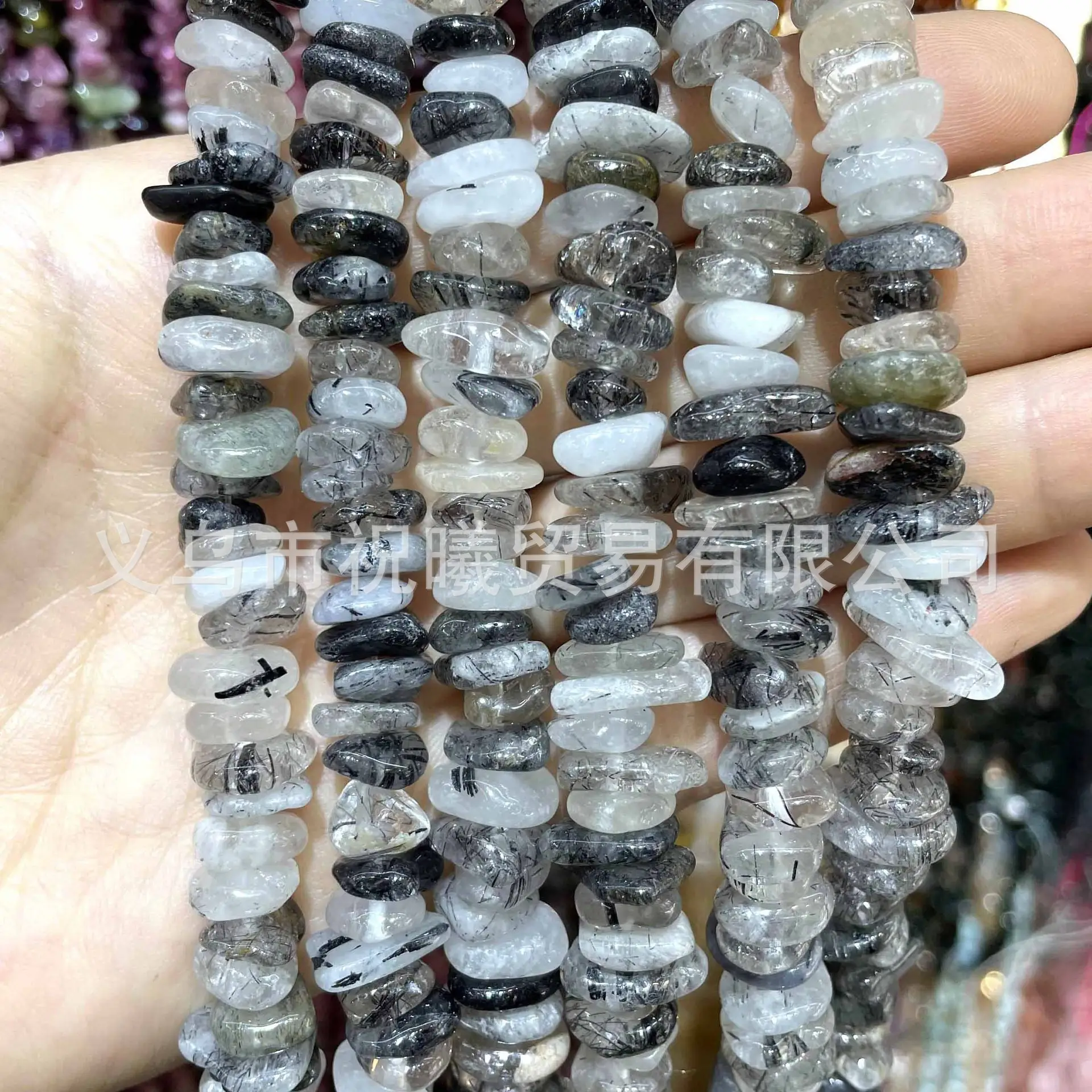 Wholesale Crystal Agate Gravel Bracelet 3-12mm Irregular