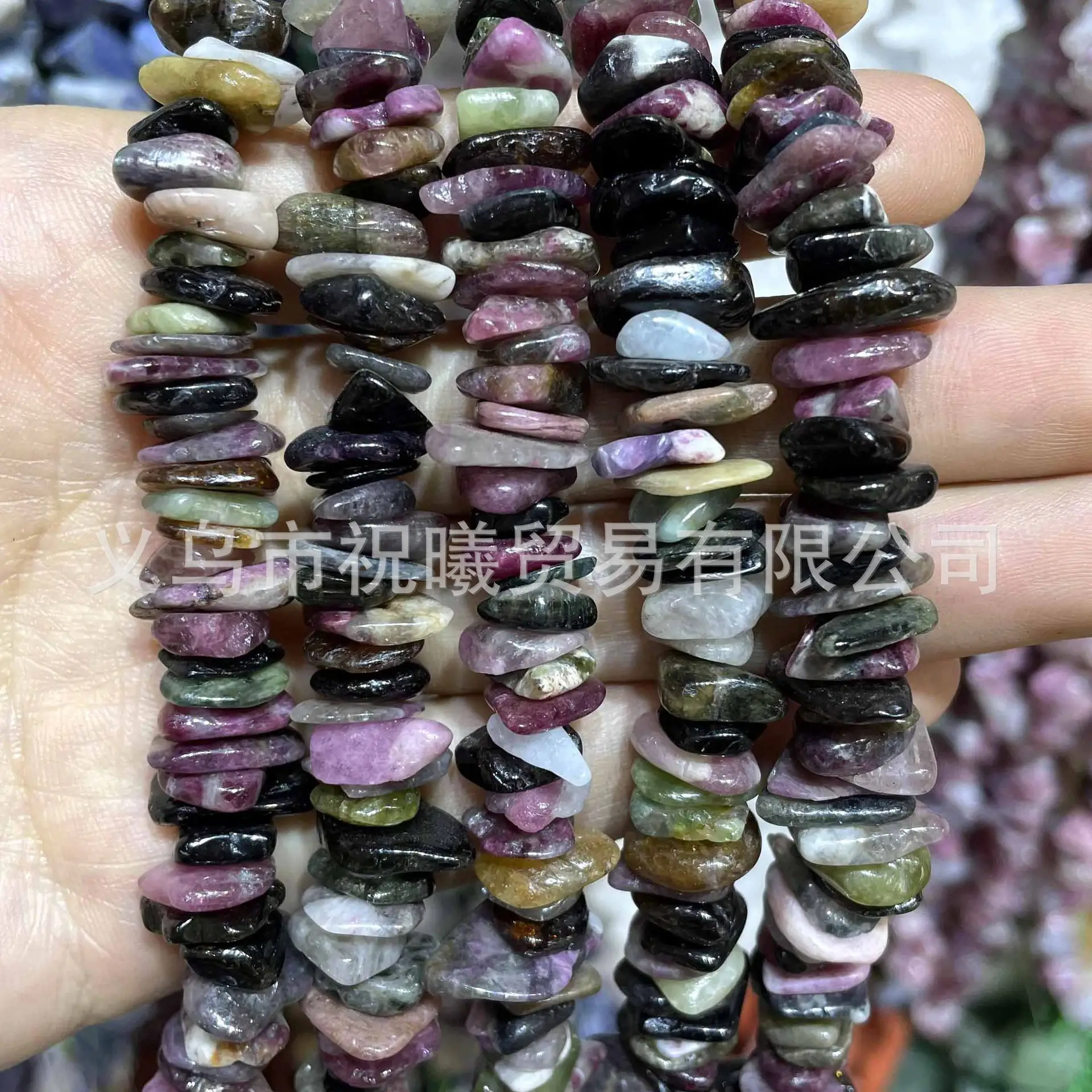 Wholesale Crystal Agate Gravel Bracelet 3-12mm Irregular