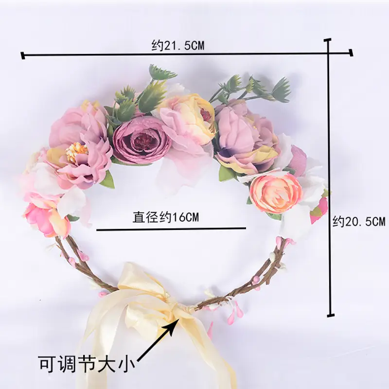 Floral Hairband for Women Wedding Party Hair Accessories - Image 3