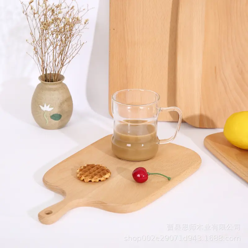 Solid Wood Beech Handle Cutting Board 16" - Image 9