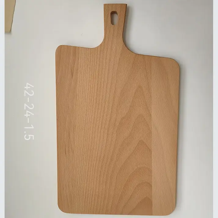 Solid Wood Beech Handle Cutting Board 16" - Image 4