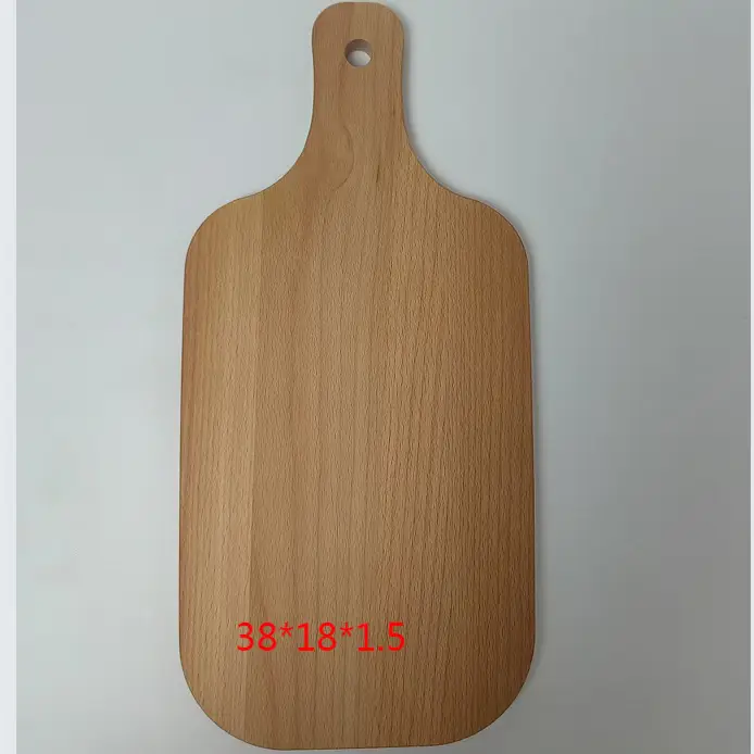 Solid Wood Beech Handle Cutting Board 16" - Image 5