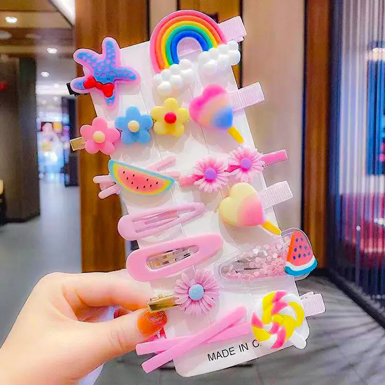 Cute Pink Hairpins for Girls Summer Collection