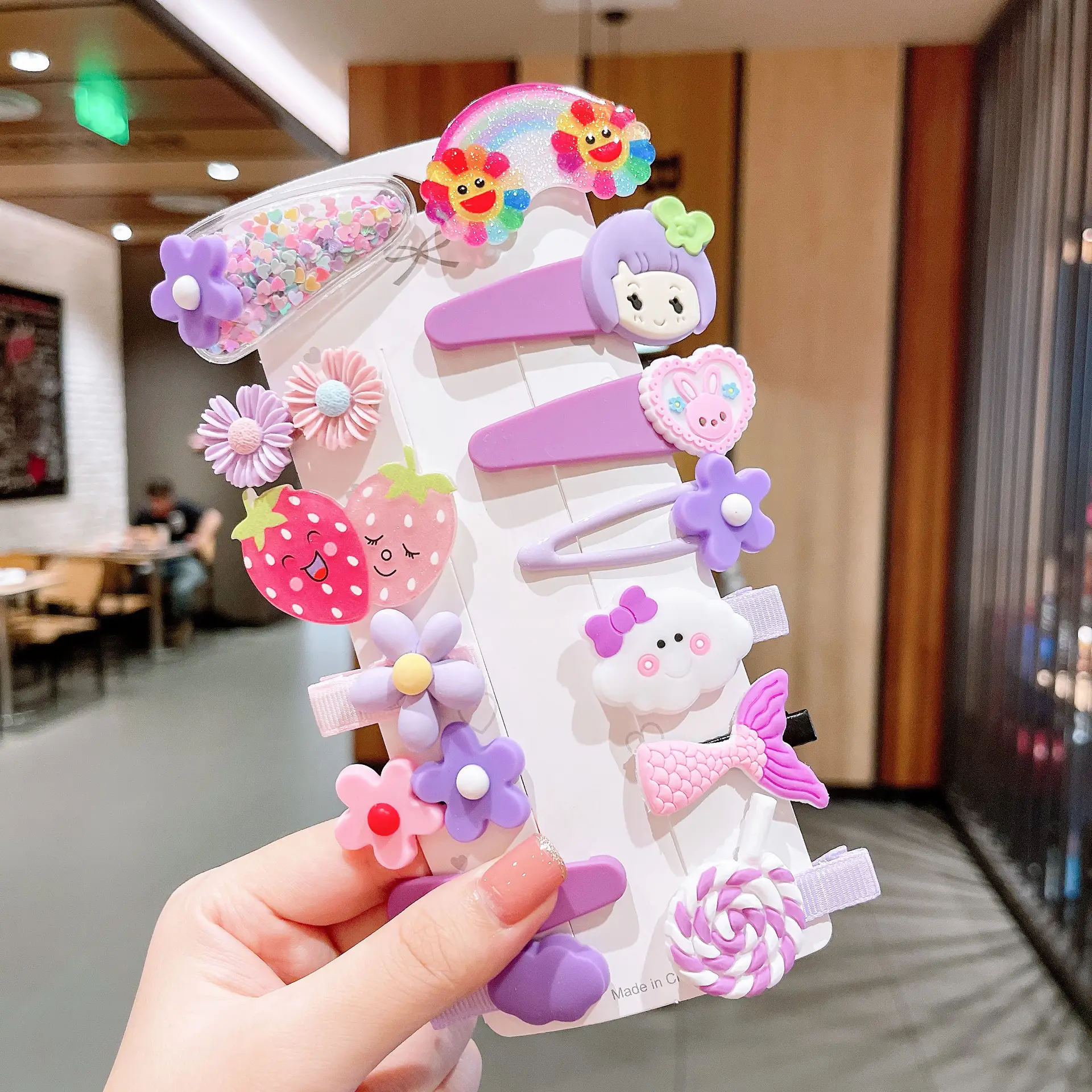 Cute Pink Hairpins for Girls Summer Collection