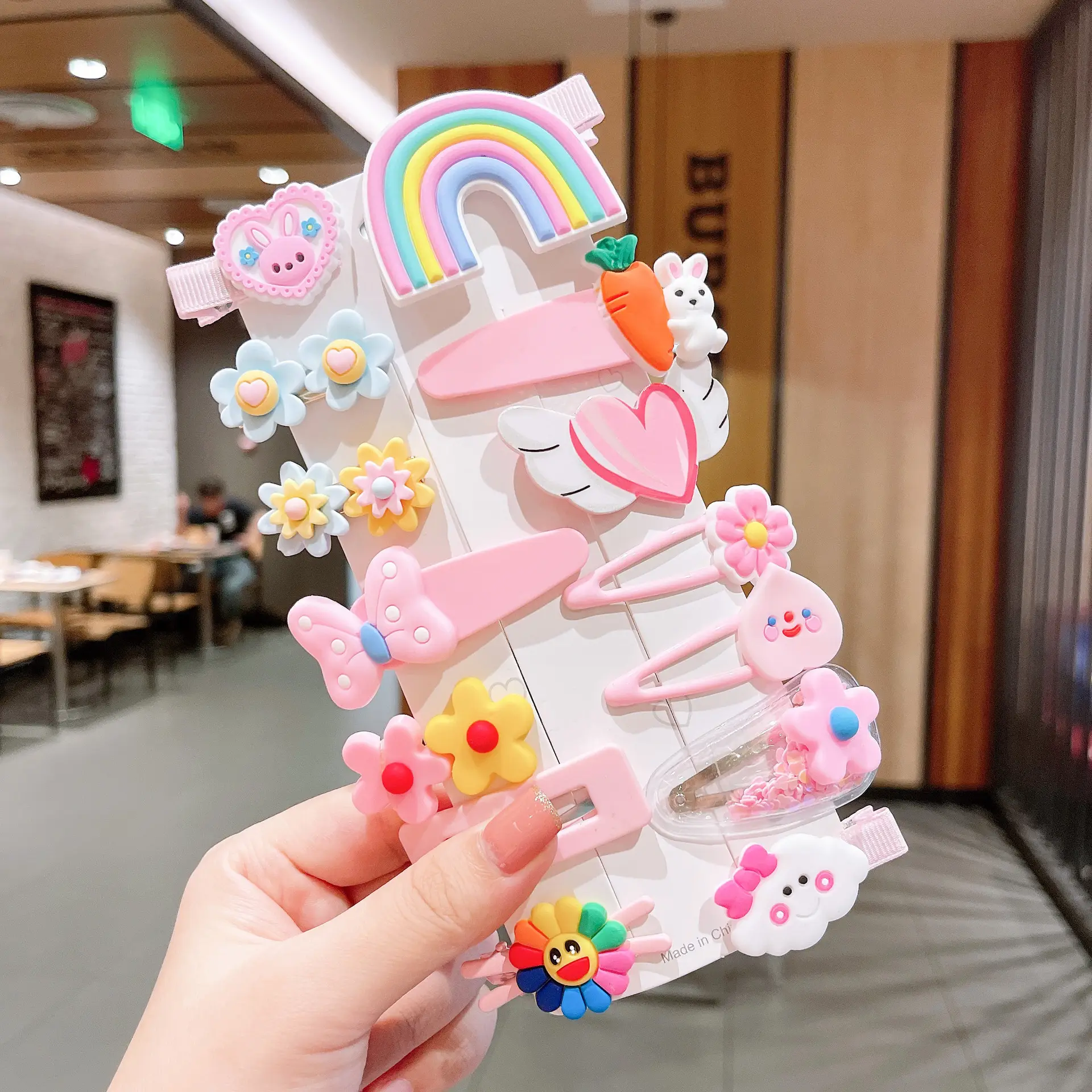 Cute Pink Hairpins for Girls Summer Collection