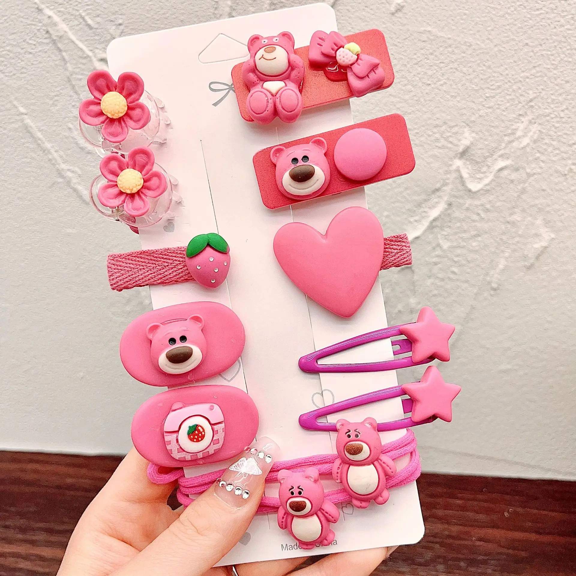 Cute Pink Hairpins for Girls Summer Collection