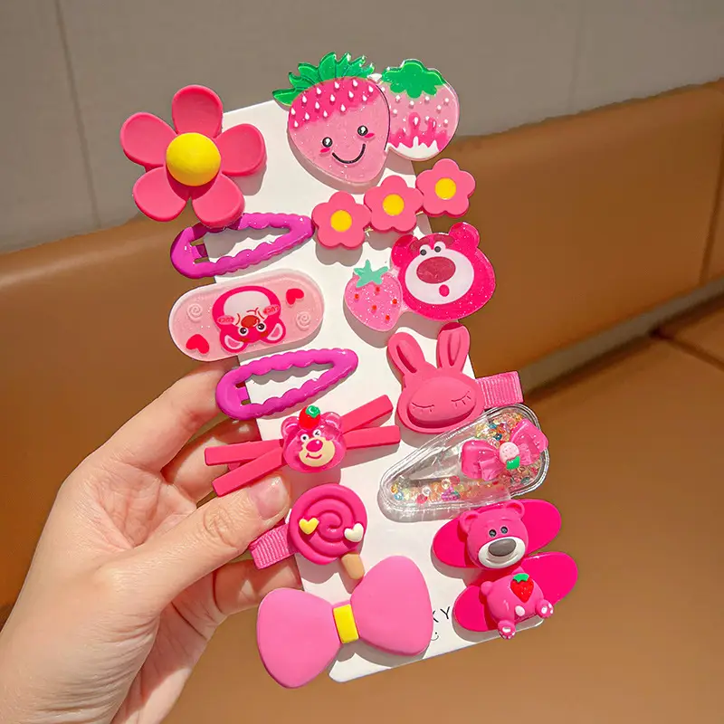 Cute Pink Hairpins for Girls Summer Collection