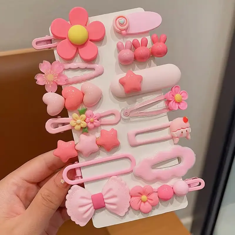 Cute Pink Hairpins for Girls Summer Collection