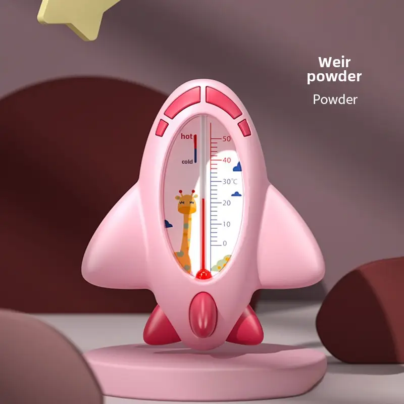 Thermal Red Baby Bath Water Temperature Card - Image 4