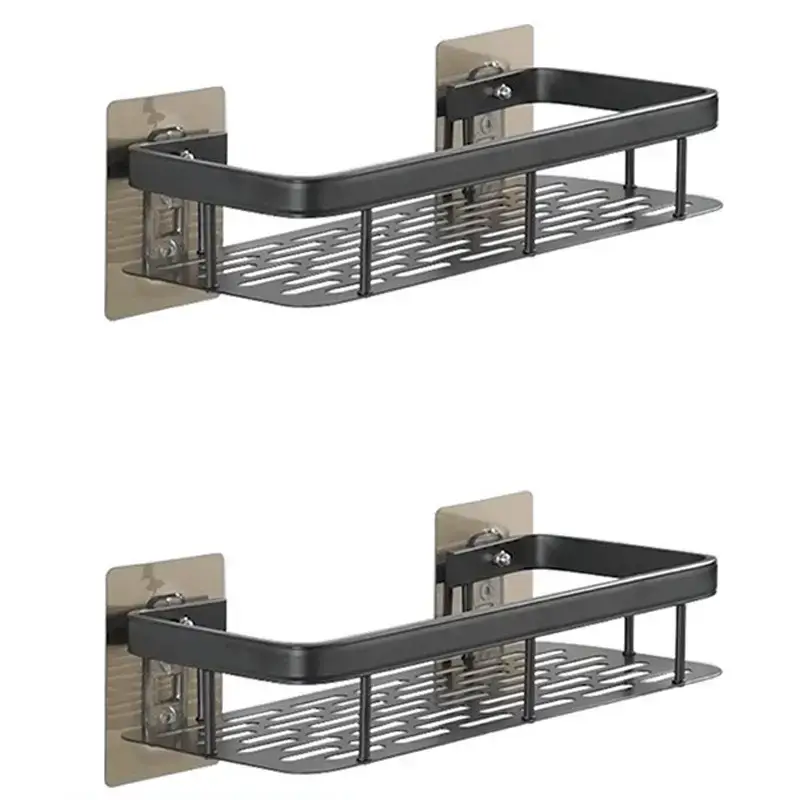 Suction Toilet Storage Rack Wall Hanging Bathroom Storage - Image 35