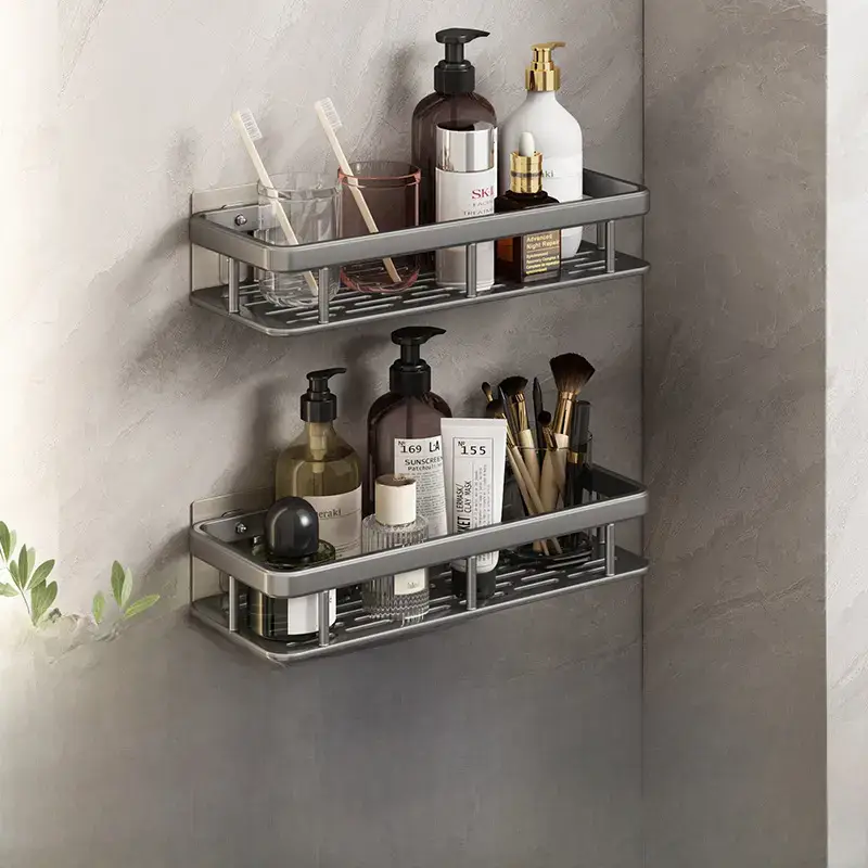 Suction Toilet Storage Rack Wall Hanging Bathroom Storage - Image 29