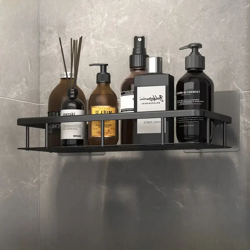 Suction Toilet Storage Rack Wall Hanging Bathroom Storage - Image 6