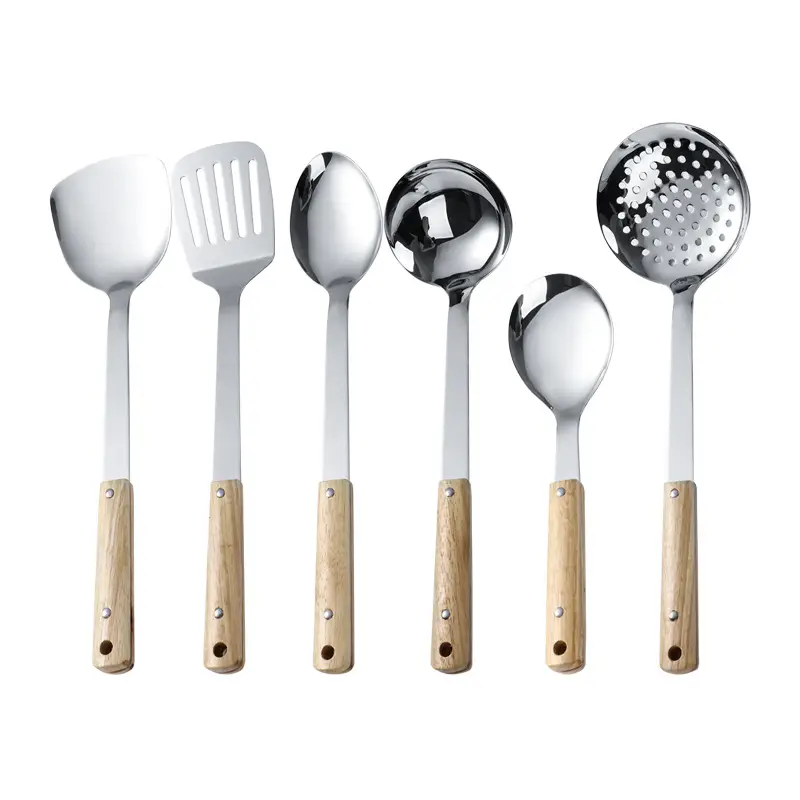 Non-Magnetic Stainless Steel Colander Spoon Set - Image 11
