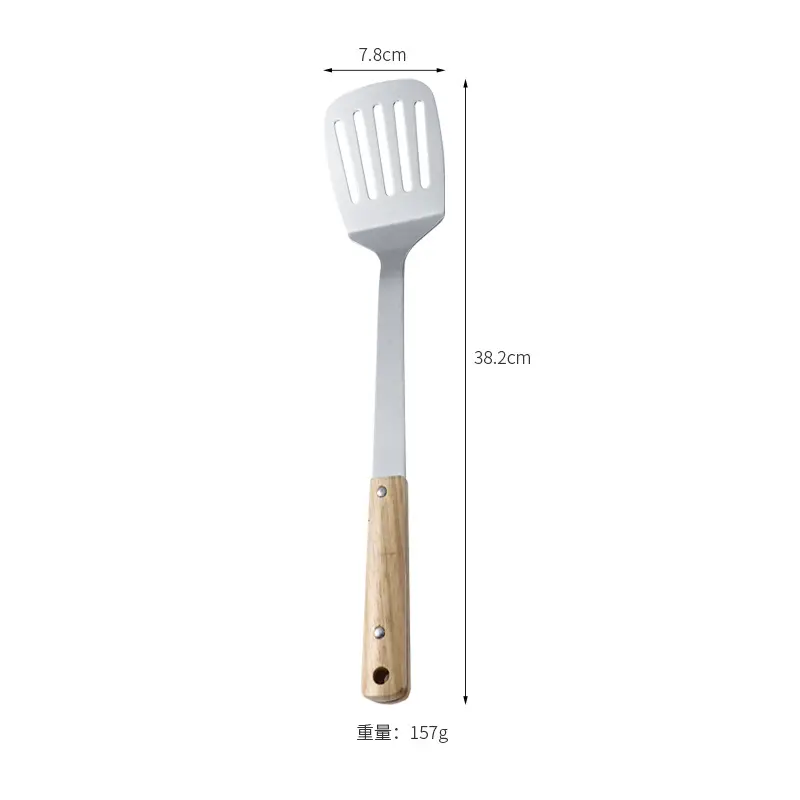 Non-Magnetic Stainless Steel Colander Spoon Set - Image 3