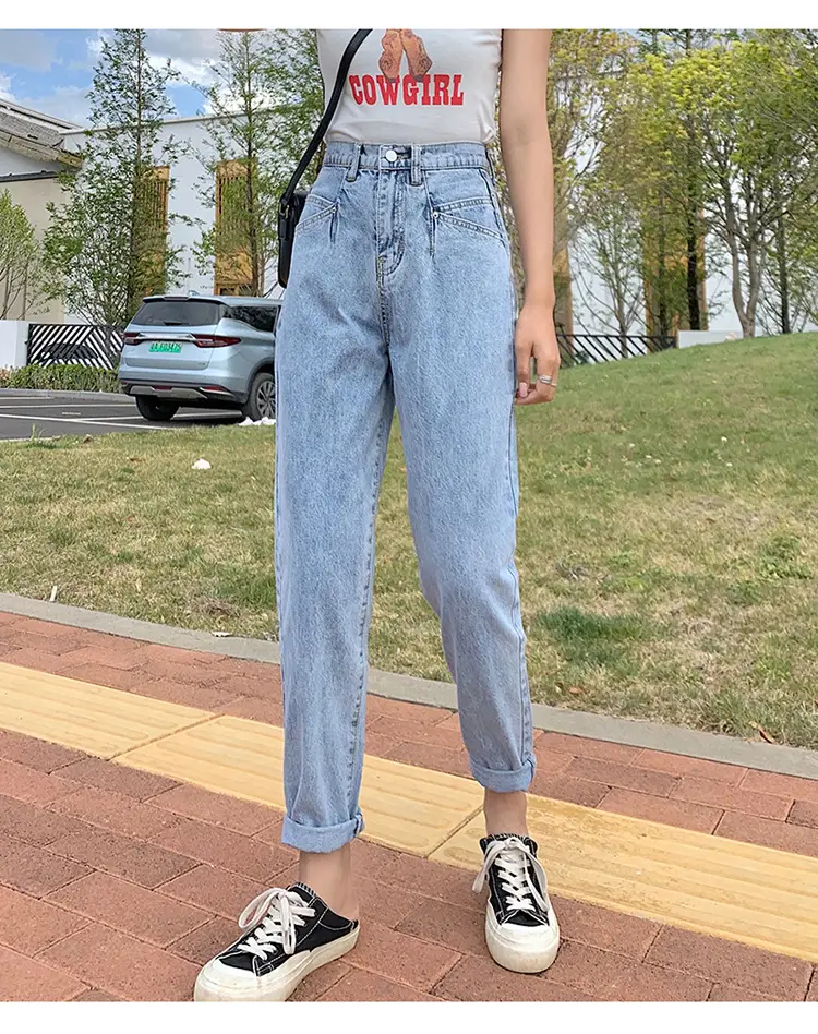 Women High-Waist Slim-Fit Cropped Denim Pants — feature 10