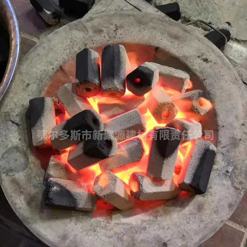 Xinsan Shuo Hexagon Barbecue Mechanism Charcoal 10kg/Box
