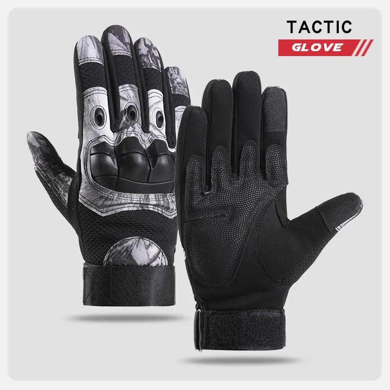 Men Full Finger Tactical Gloves Military Field Outdoor Protective Sports Training - Image 13
