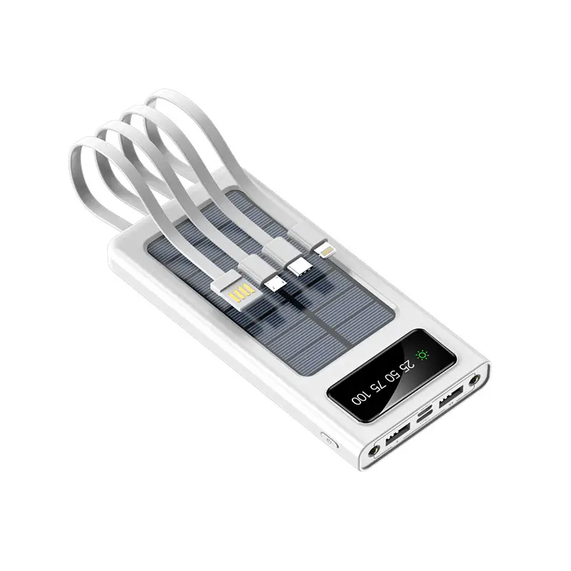 Solar Power Bank 20000mA Digital Display Camping LED - Image 9