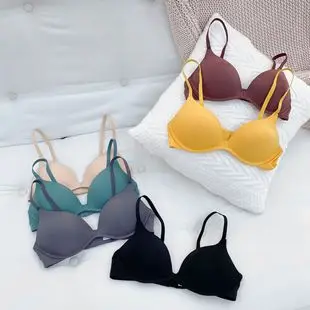 Women's Summer Thin Seamless Underwear, No Underwire, Breathable Push-Up Bra for Women, Student Underwear for Small Busts — feature 7