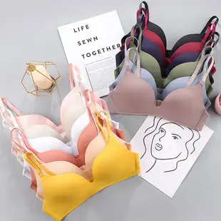 Women's Summer Thin Seamless Underwear, No Underwire, Breathable Push-Up Bra for Women, Student Underwear for Small Busts — feature 2