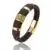 Titanium Steel Braided Leather Bracelet for Men - Image 4