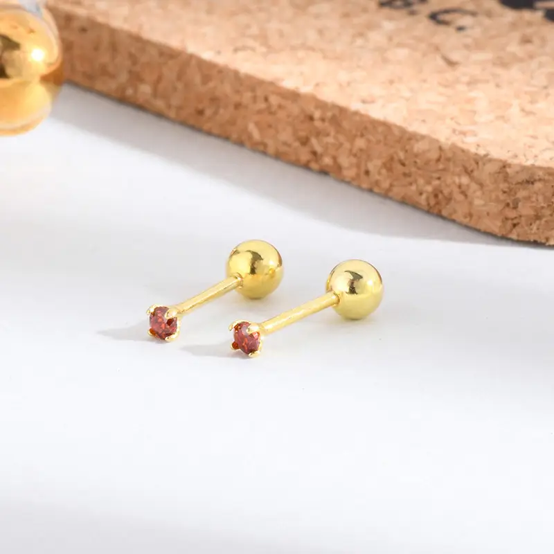 925 Red Heart Earrings New Arrival 2021 - Image 4